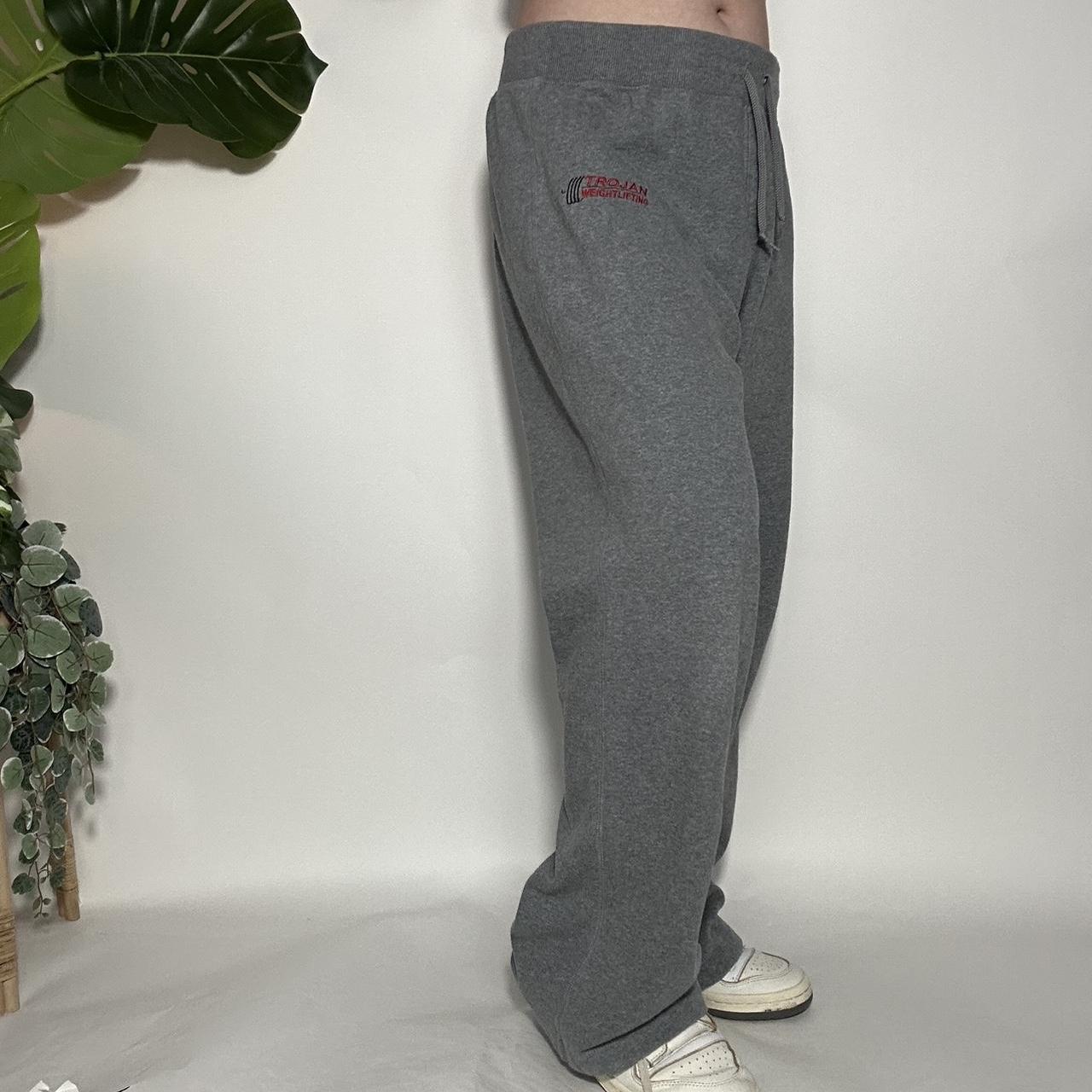 Vintage 90s Nike embroidered grey track pants