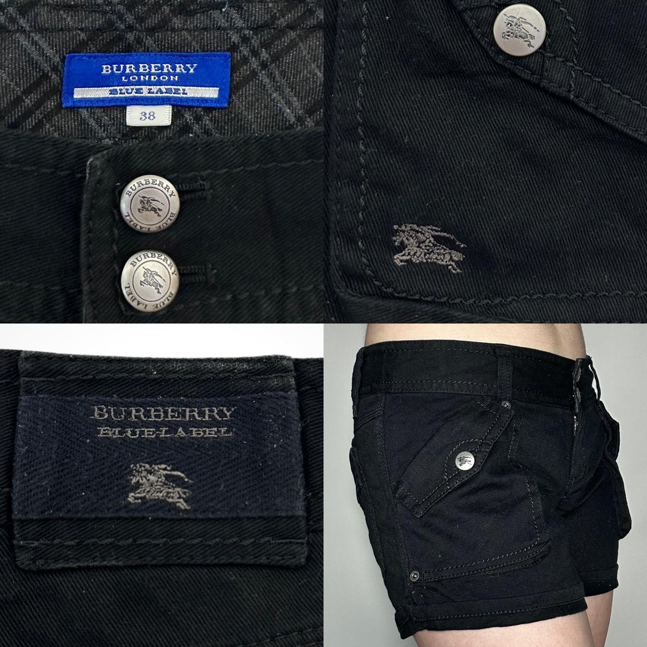 Vintage Y2k Burberry black cargo shorts