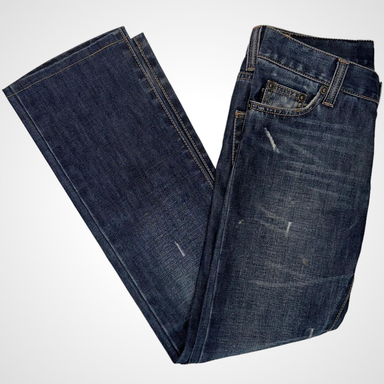 Vintage Roberto Cavalli distressed y2k straight leg jeans