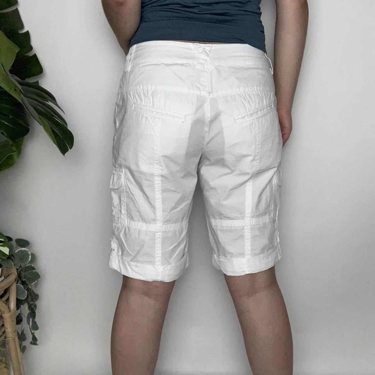 HOLIDAY HEATWAVE 🌴 Deadstock vintage y2k Mantaray white linen cargo shorts