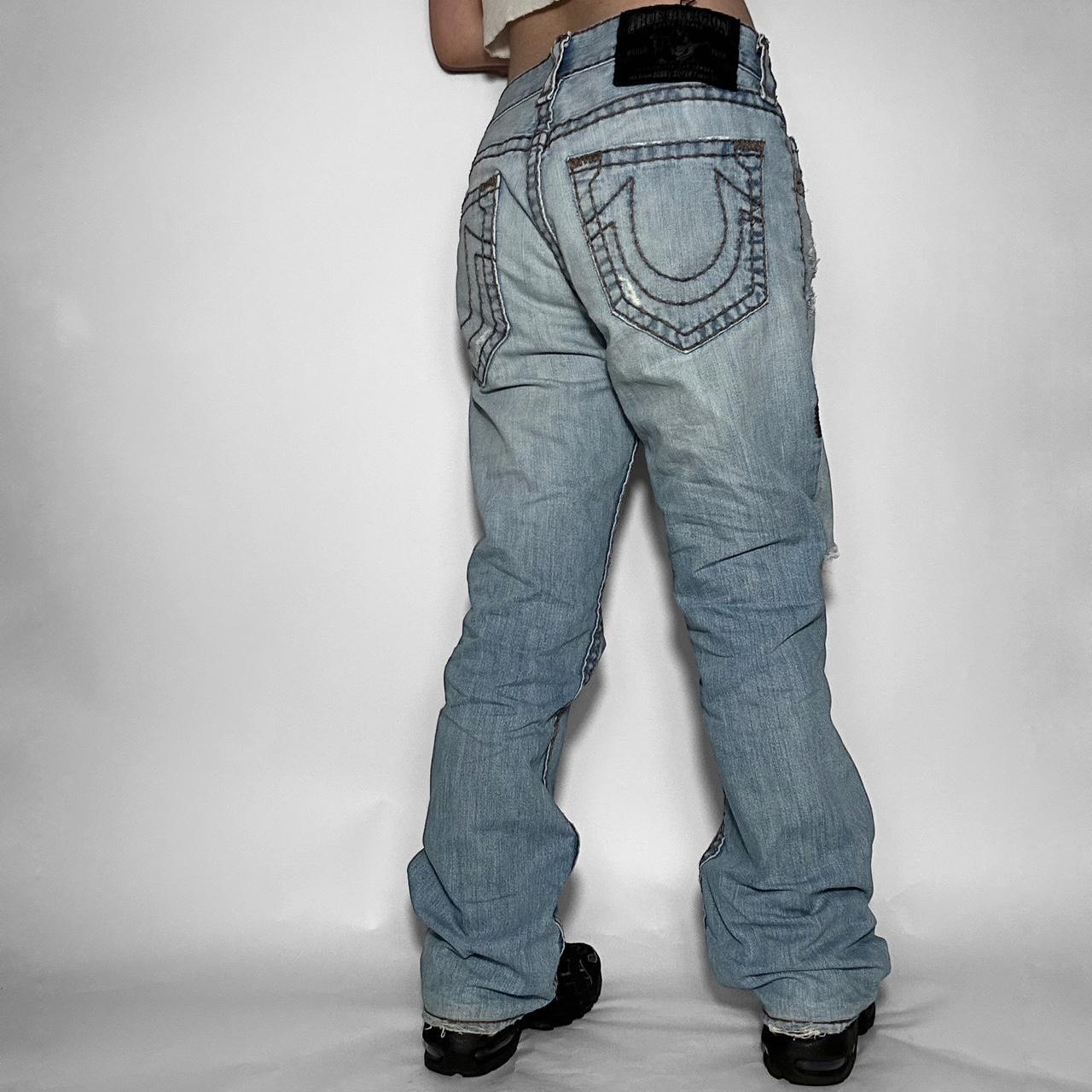 Vintage 90s True Religion light wash Bobby Super T baggy jeans