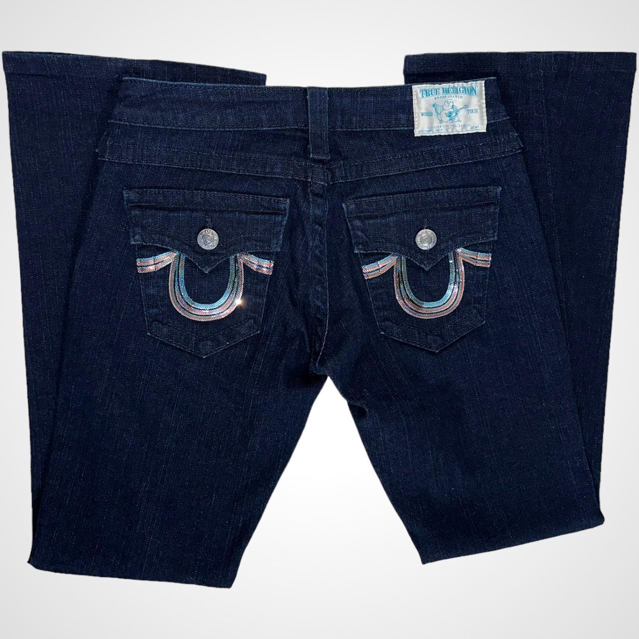 Vintage True Religion y2k dark wash Joey limited edition bootcut jeans