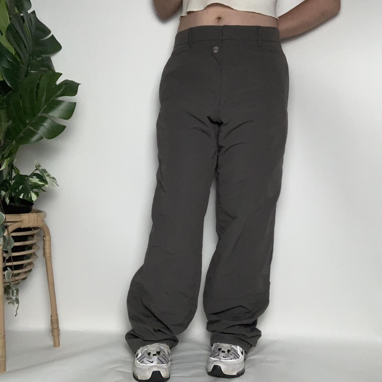 Vintage 90s Hugo Boss deadstock grey high waist cargo trousers