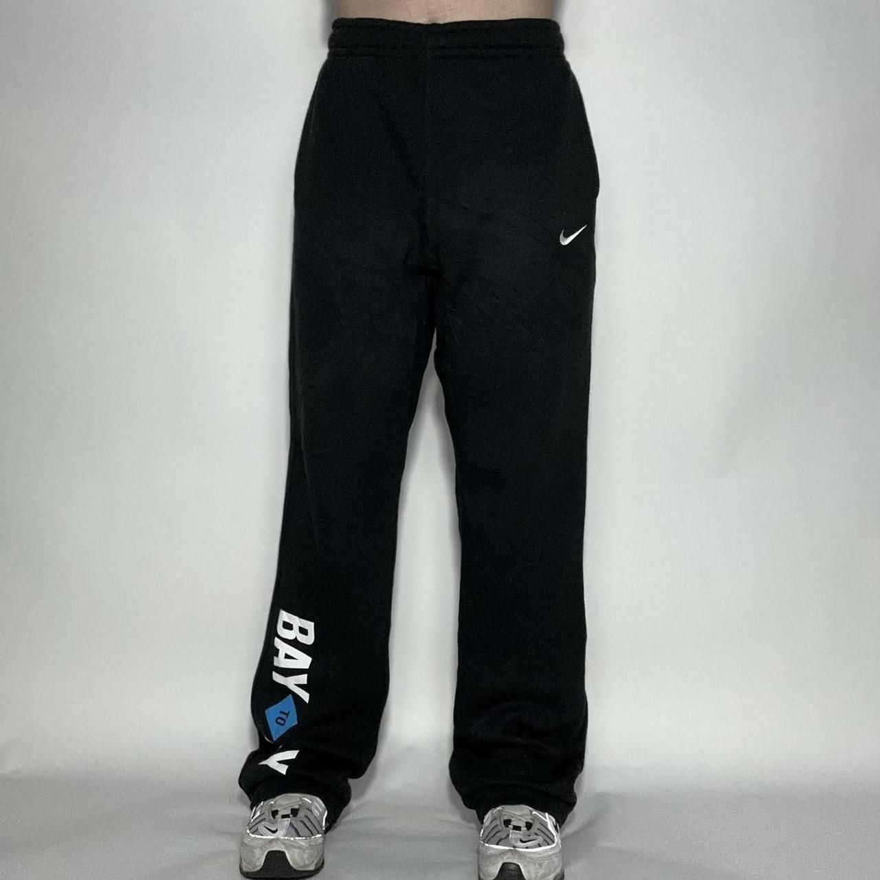 Nike: Black Embroidered Lounge Pants | SSENSE