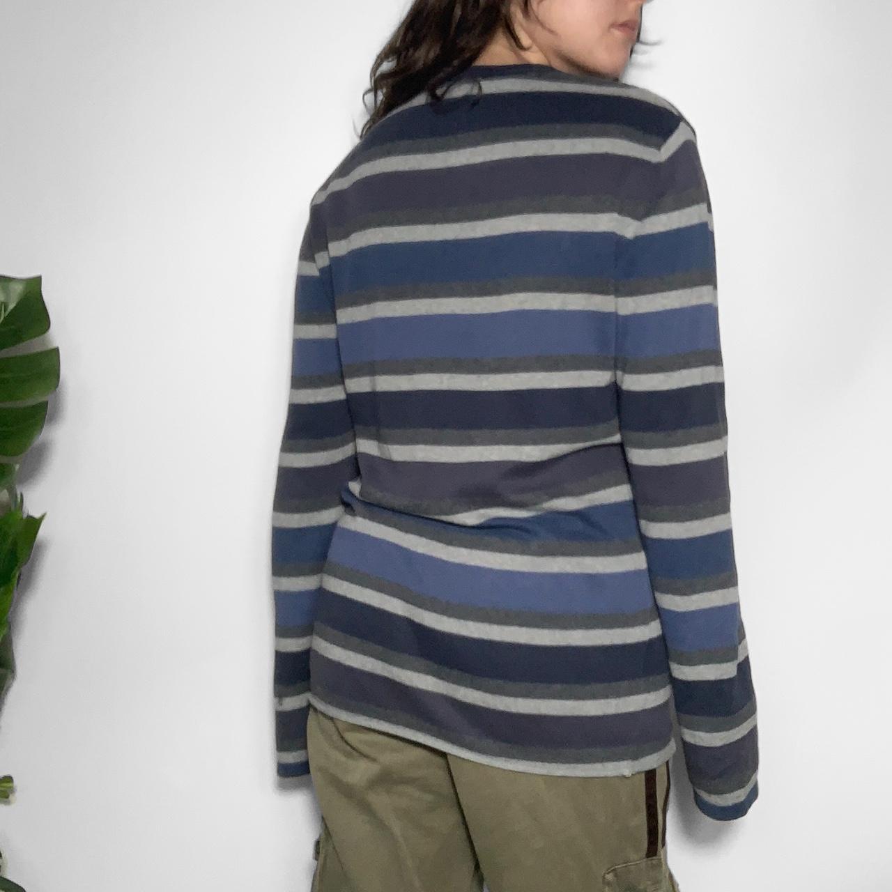 Levi’s vintage 90s blue and grey stripe knitted sweater