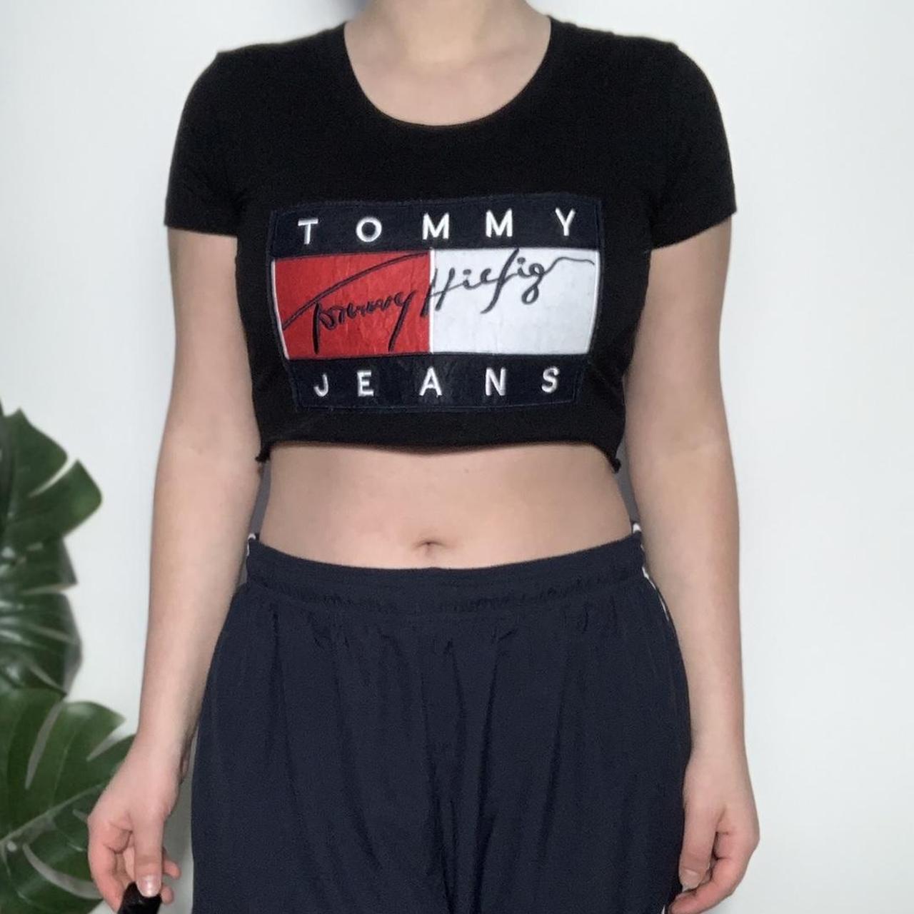 Tommy Hilifiger Jeans vintage 90s crop top T-shirt