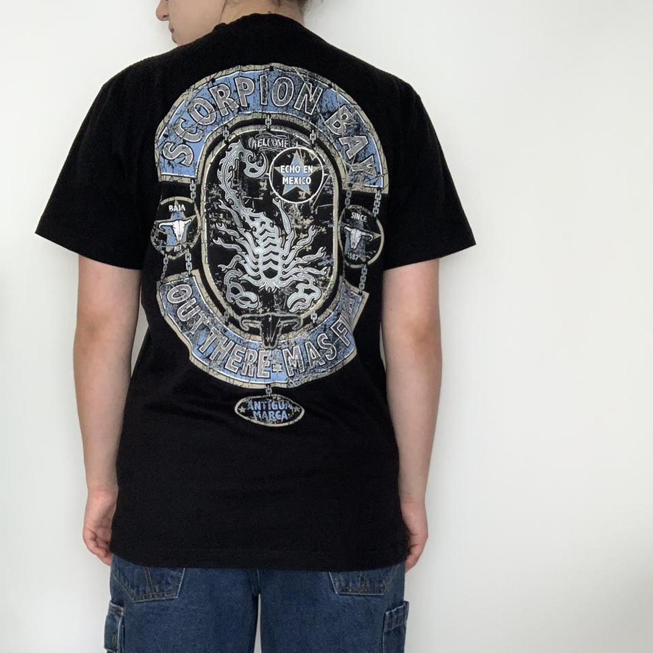 Vintage 90s Scorpion Bay black/blue graphic t-shirt