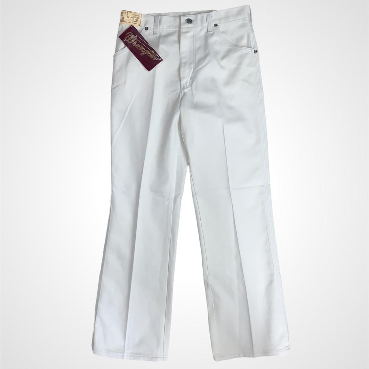 Y2K COOL GIRL 🧞‍♀️ vintage 90s Wrangler white bootcut jeans