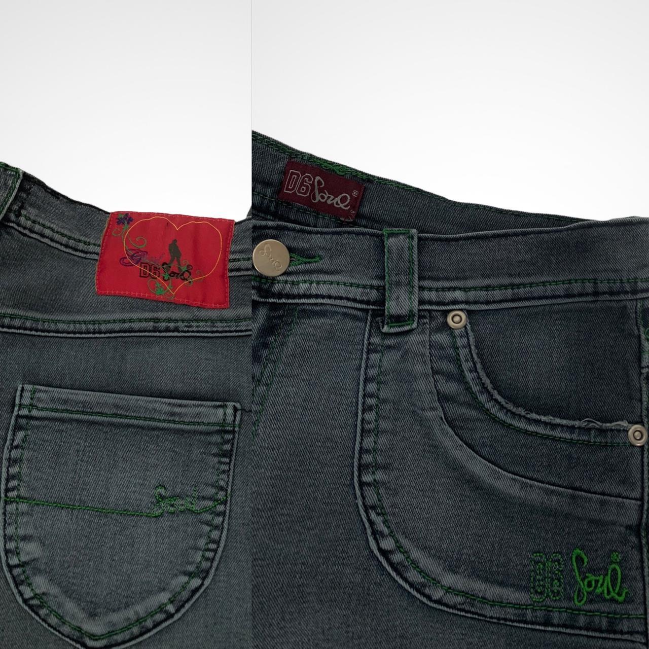 Amazing vintage y2k 2000s charcoal grey bootcut jeans