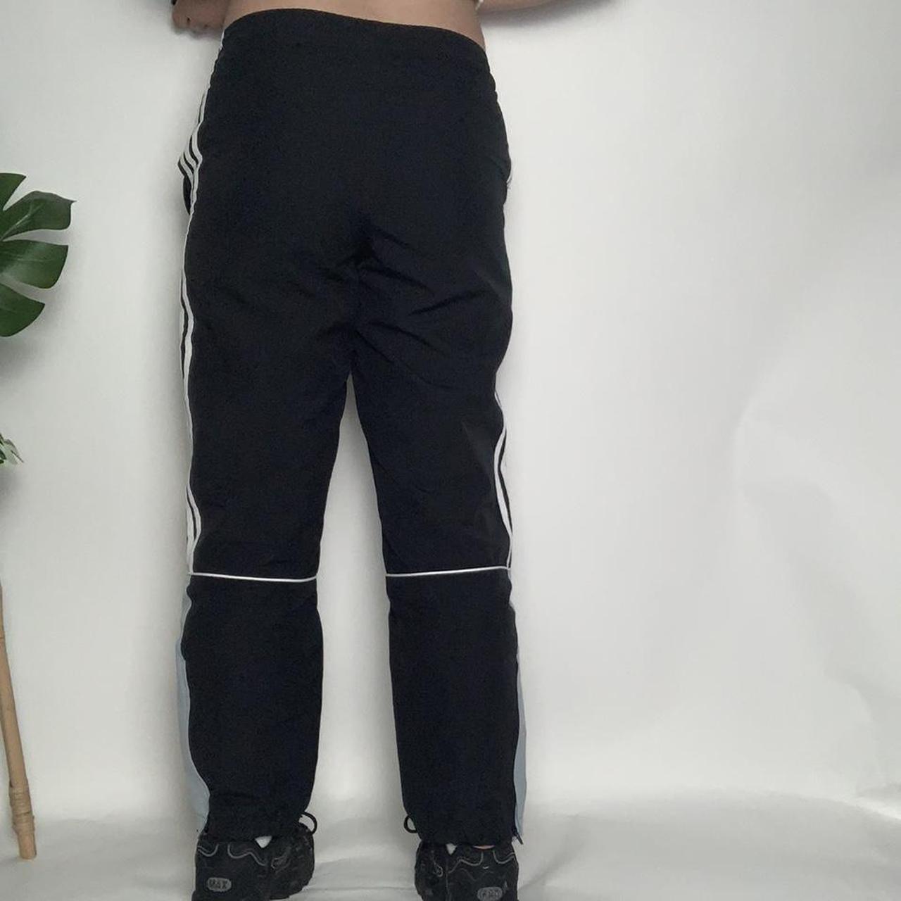 Adidas vintage unisex 90’s black and grey track pants