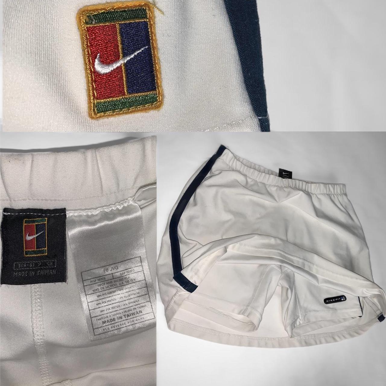Nike vintage y2k deadstock white sporty mini skort