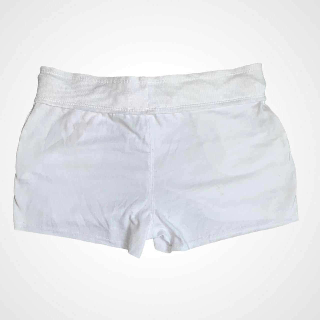 Deadstock vintage y2k white cotton beach shorts