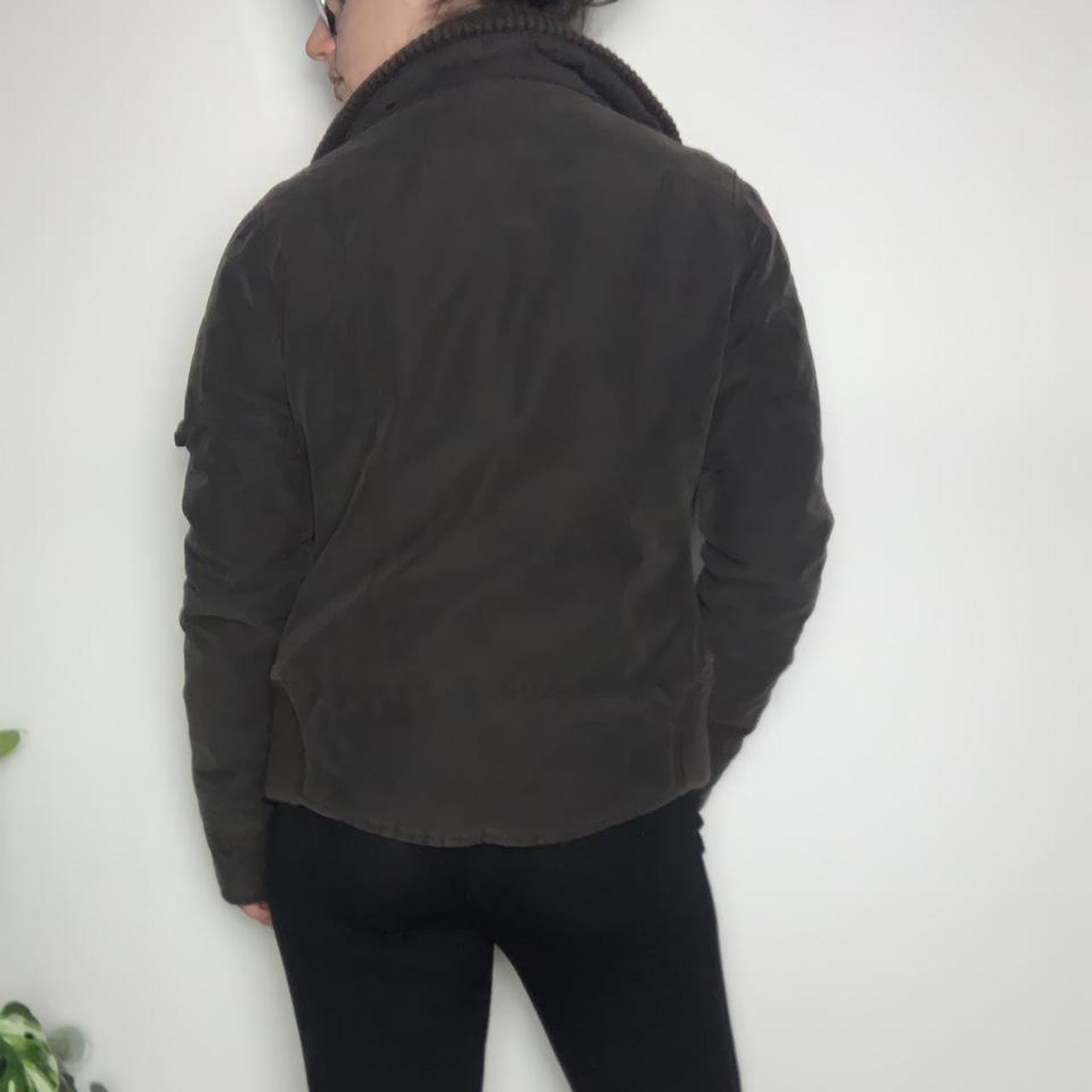 Chocolate brown vintage 90’s White Stuff puffer jacket