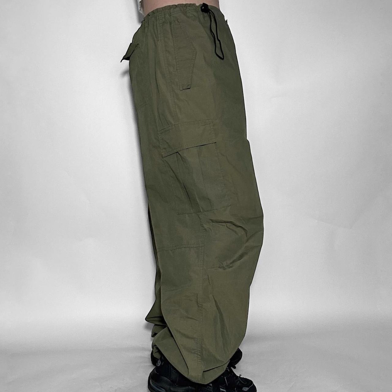 Vintage 90s Retro Short Cut Cargo Capri Trousers Pants 