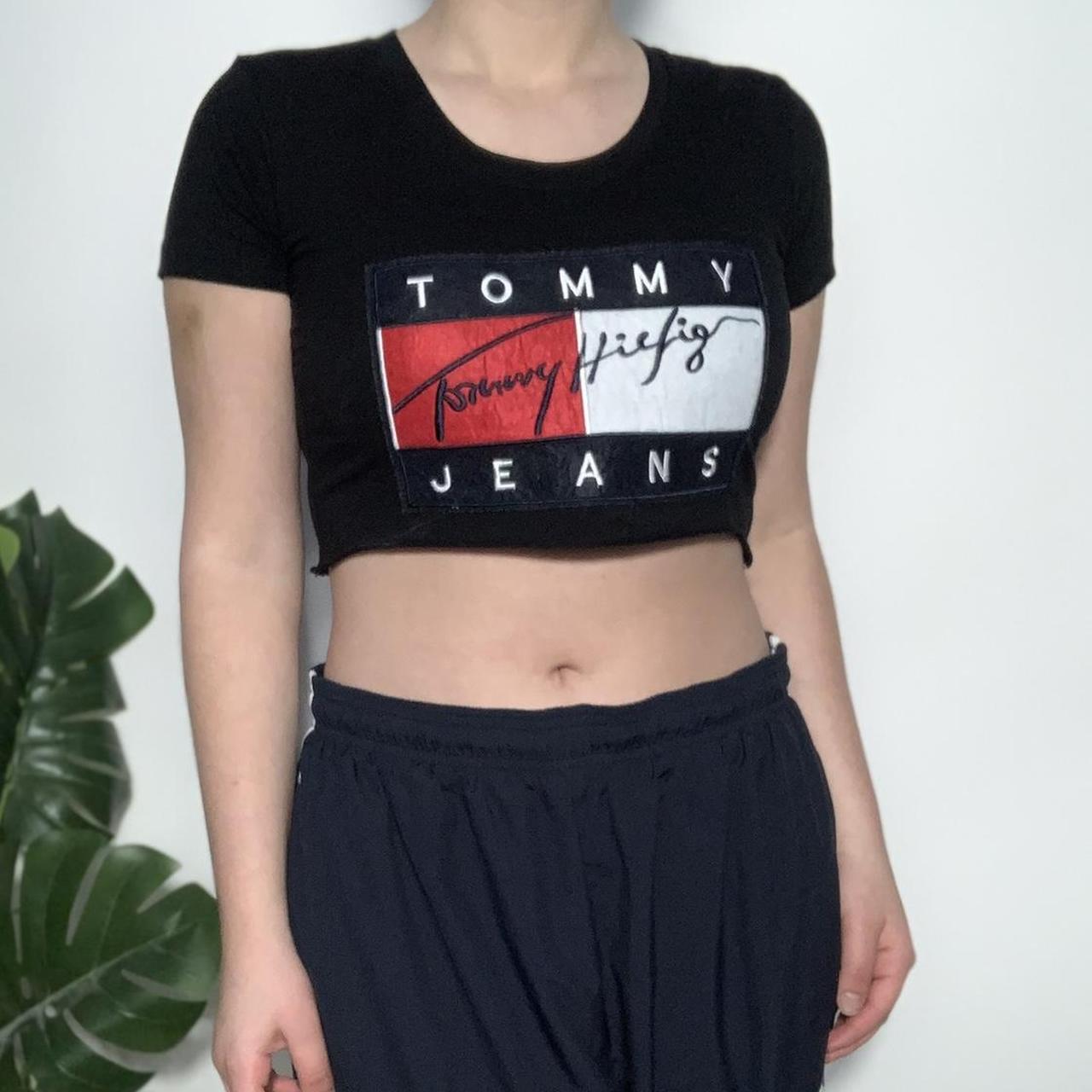 Tommy Hilifiger Jeans vintage 90s crop top T-shirt