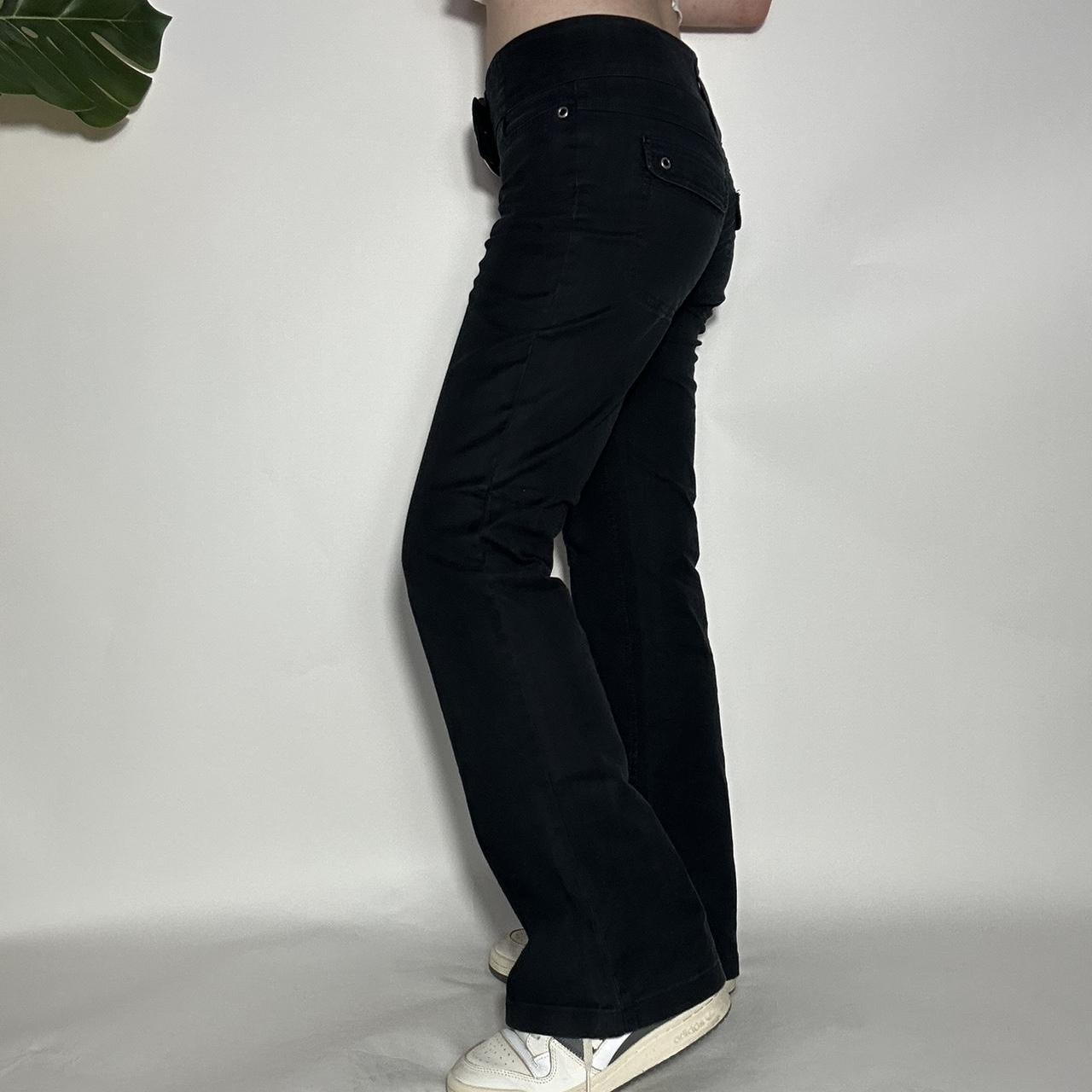 Vintage y2k trousers with chunky belt detailing
