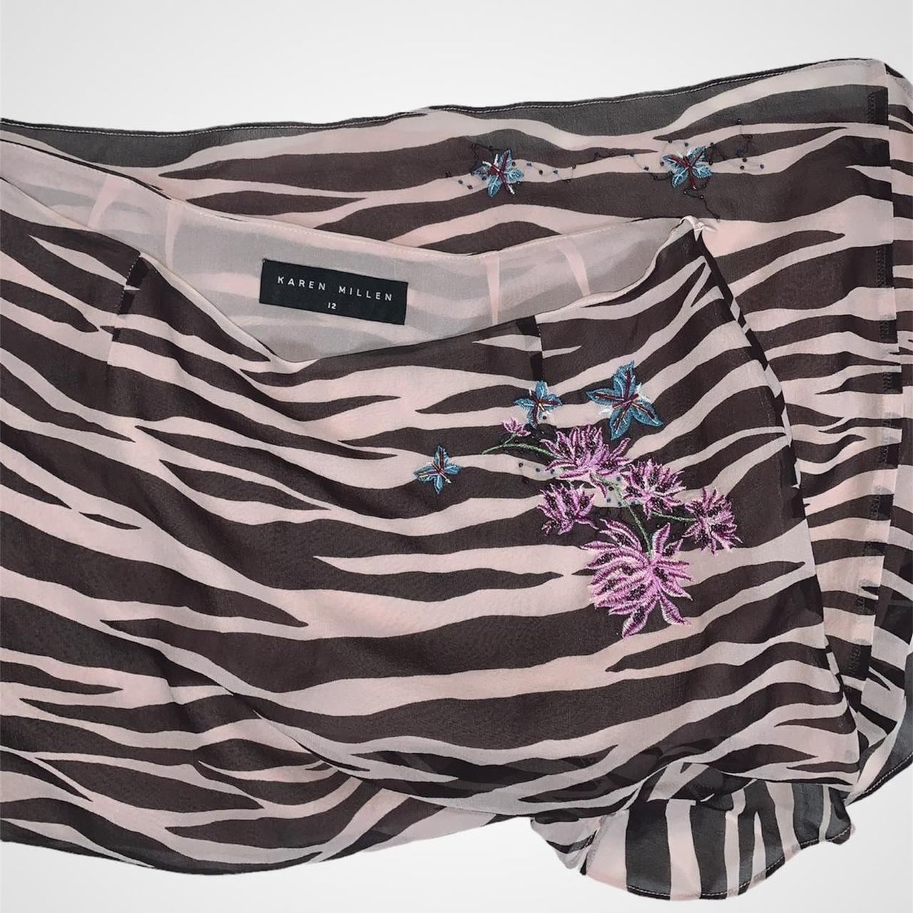 HOLIDAY HEATWAVE 🌴 Vintage Y2k Karen Millen fairycore tiger print midi skirt