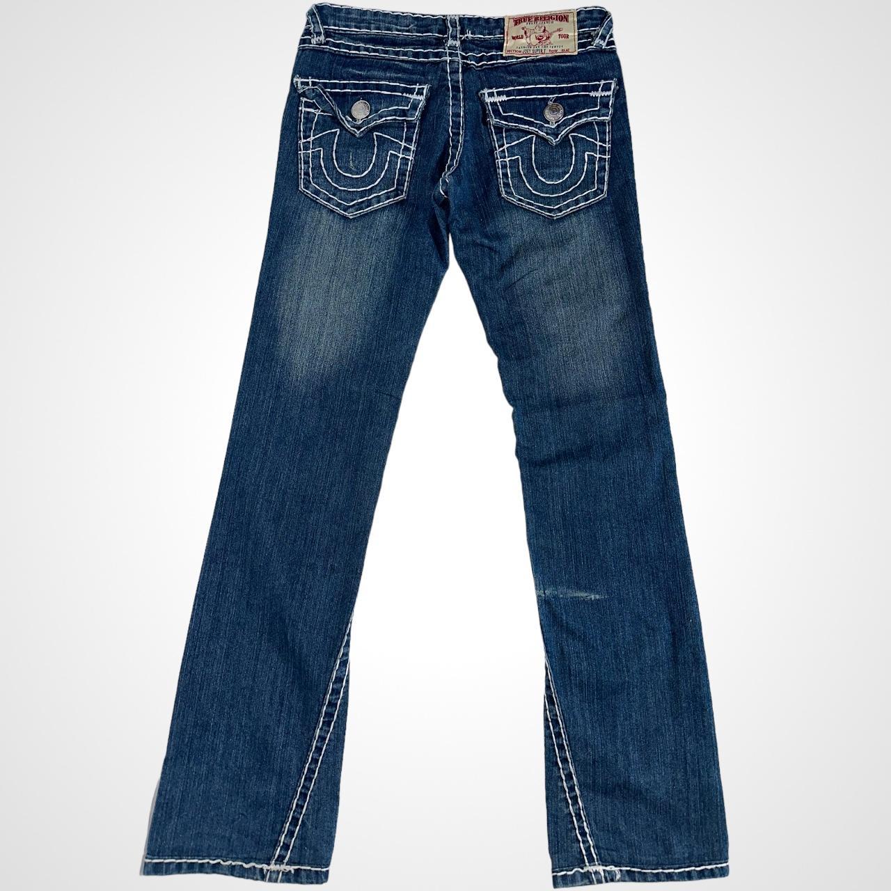 True Religion Joey Jeans Girls Sz 5 Boot Cut Pants Good Condition RN 112790  P-48