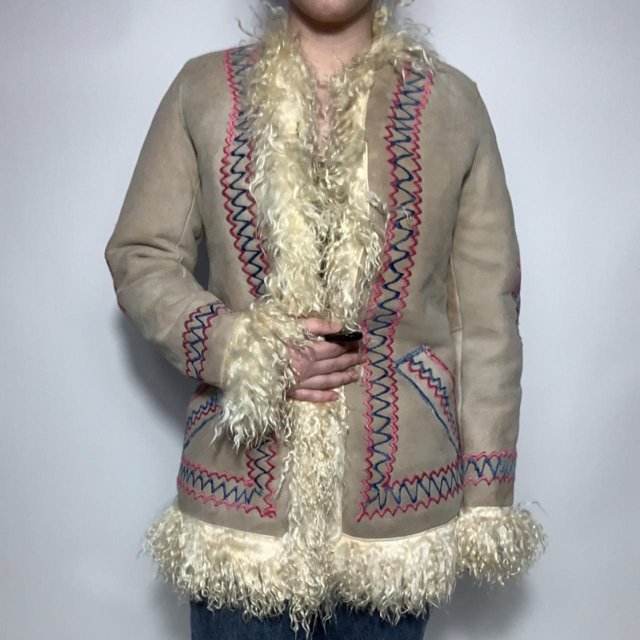 Penny Lane Suede Coat Made to Order Shearling Coat Afgan 